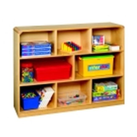 KORNERS FOR KIDS Korners For Kids Mobile 8-Compartment Storage Unit; Birch 249351